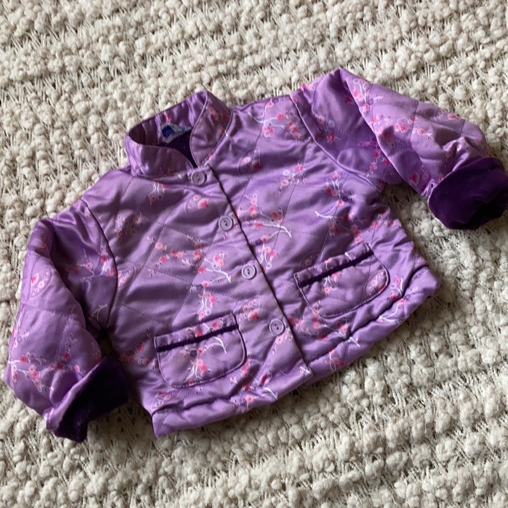 Vintage Nanette Purple Kimono Jacket 2T